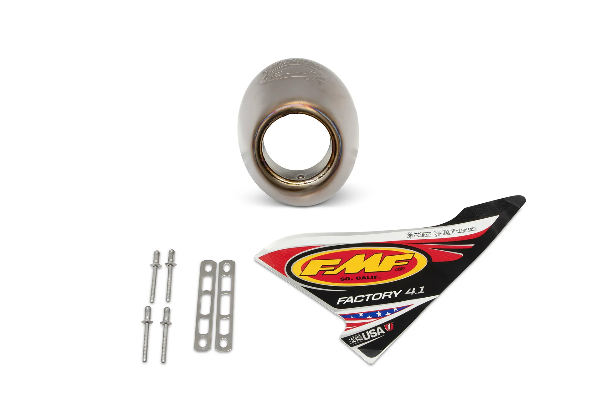 FACTORY 4.1 TITANIUM REPLACEMENT REAR CONE CAP 040637
