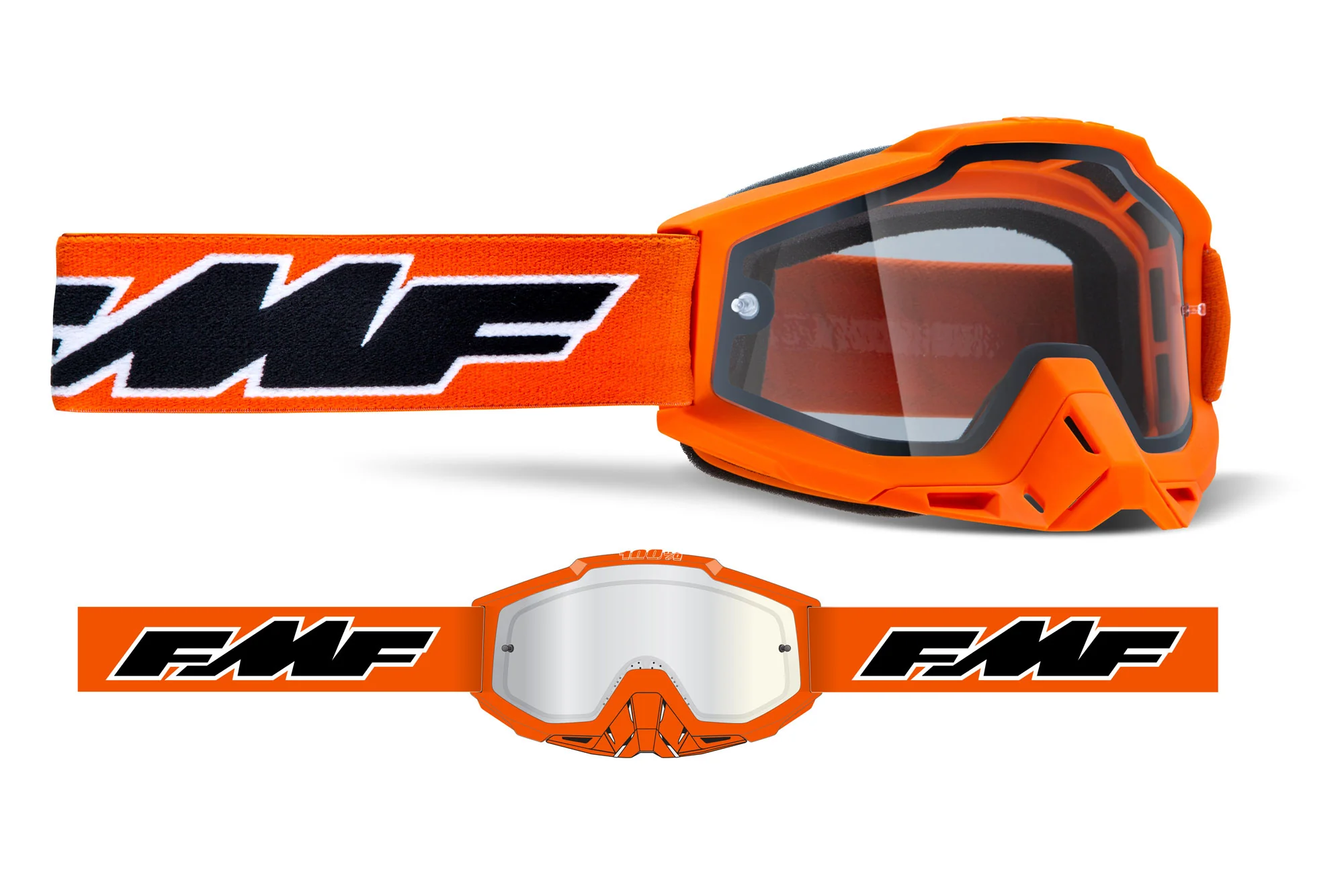 FMF POWERBOMB Enduro Goggle - Clear - Image 7