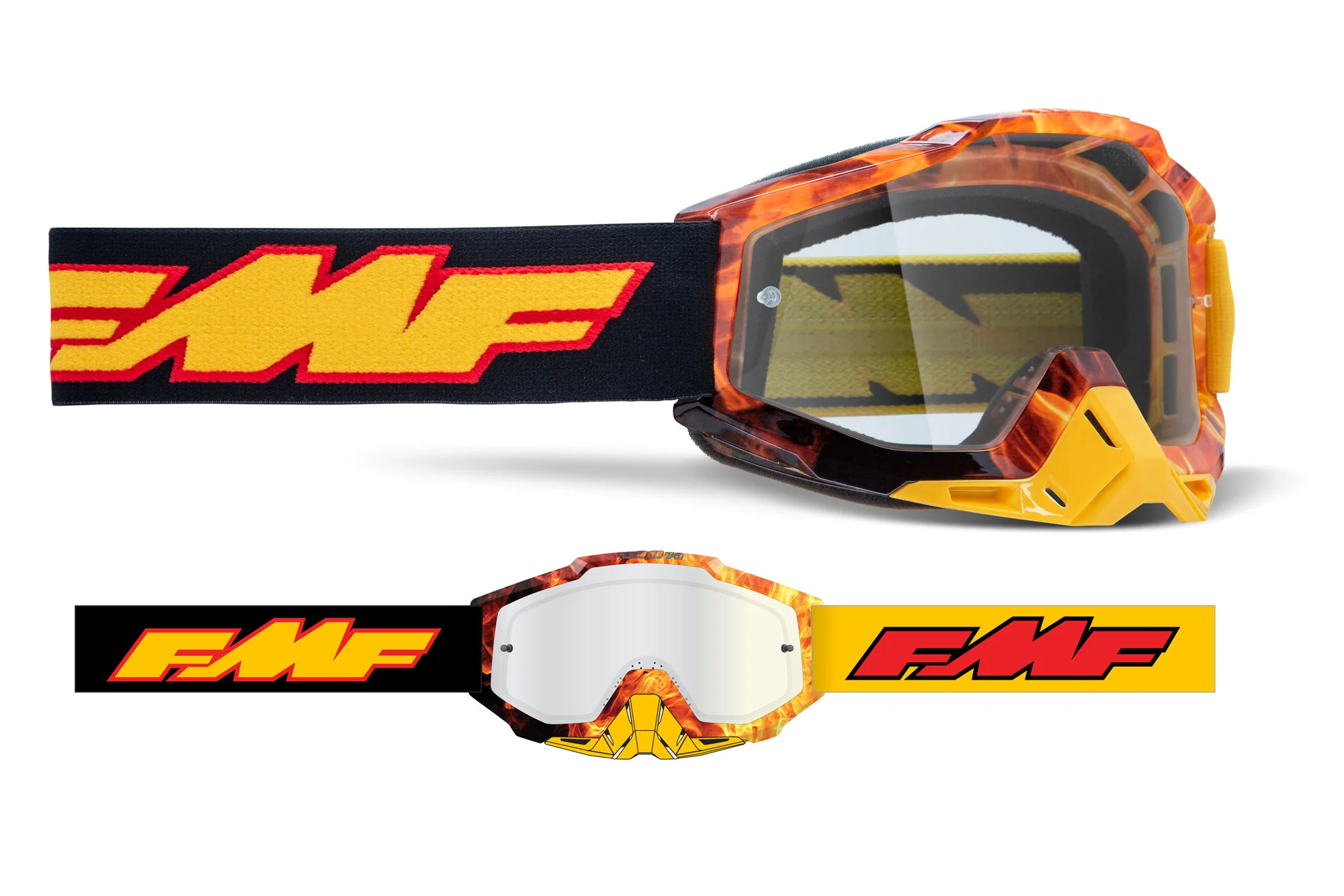 FMF POWERBOMB Goggle - Clear - Image 12