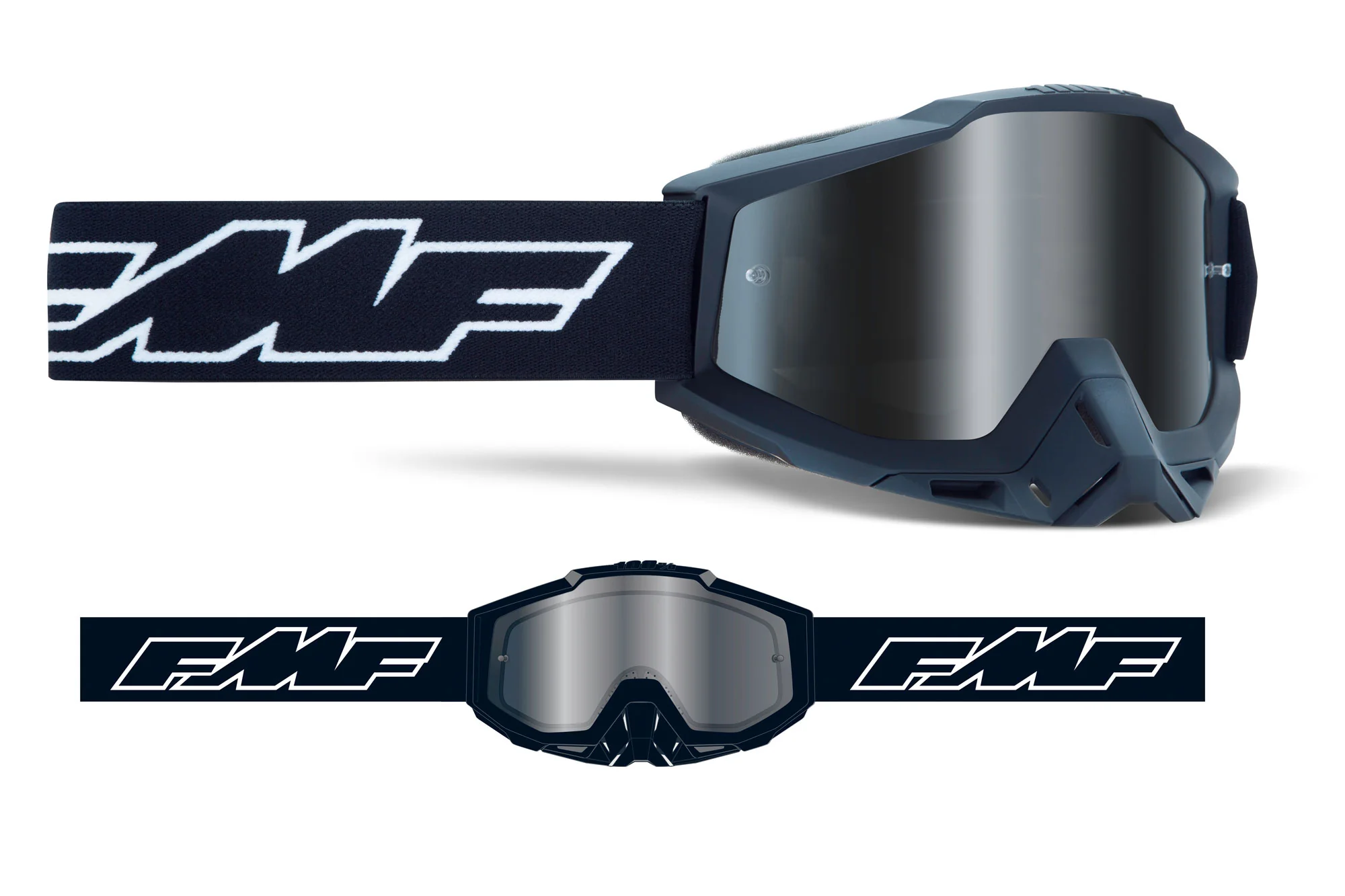 FMF POWERBOMB Sand / Desert Goggle - Smoke - Image 3