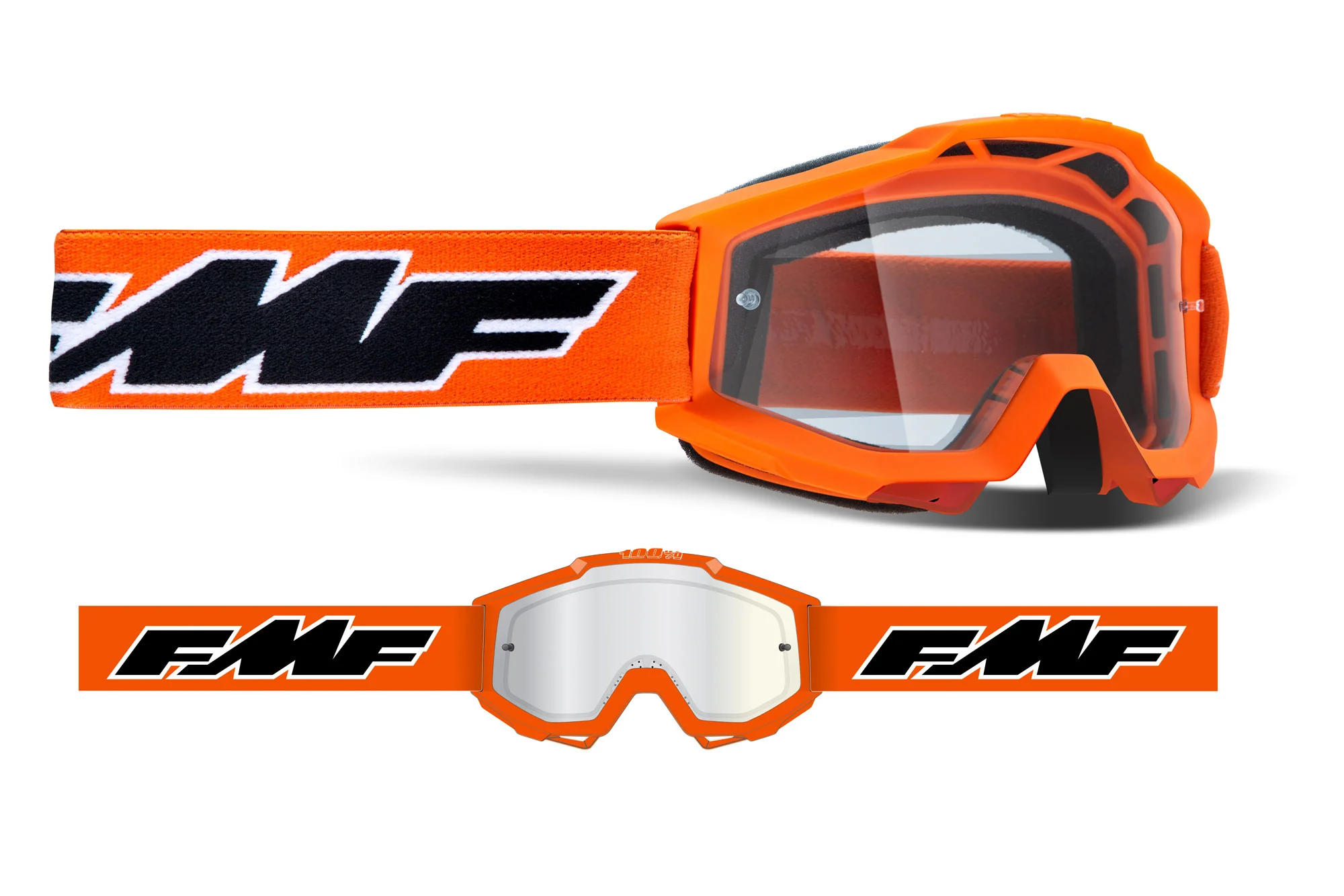FMF POWERBOMB YOUTH Goggle - Clear - Image 7