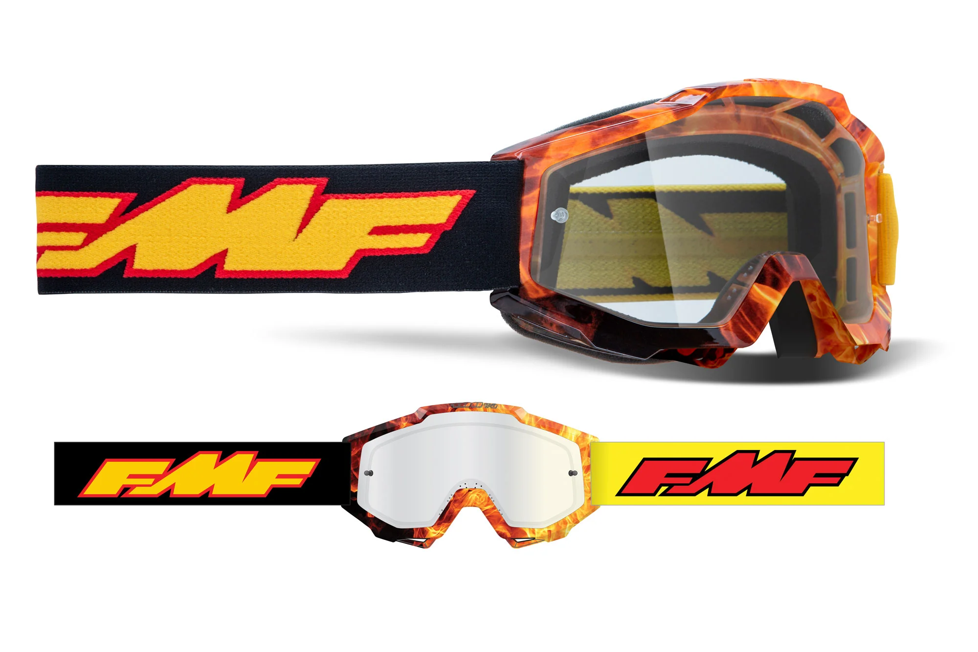 FMF POWERBOMB YOUTH Goggle - Clear - Image 9