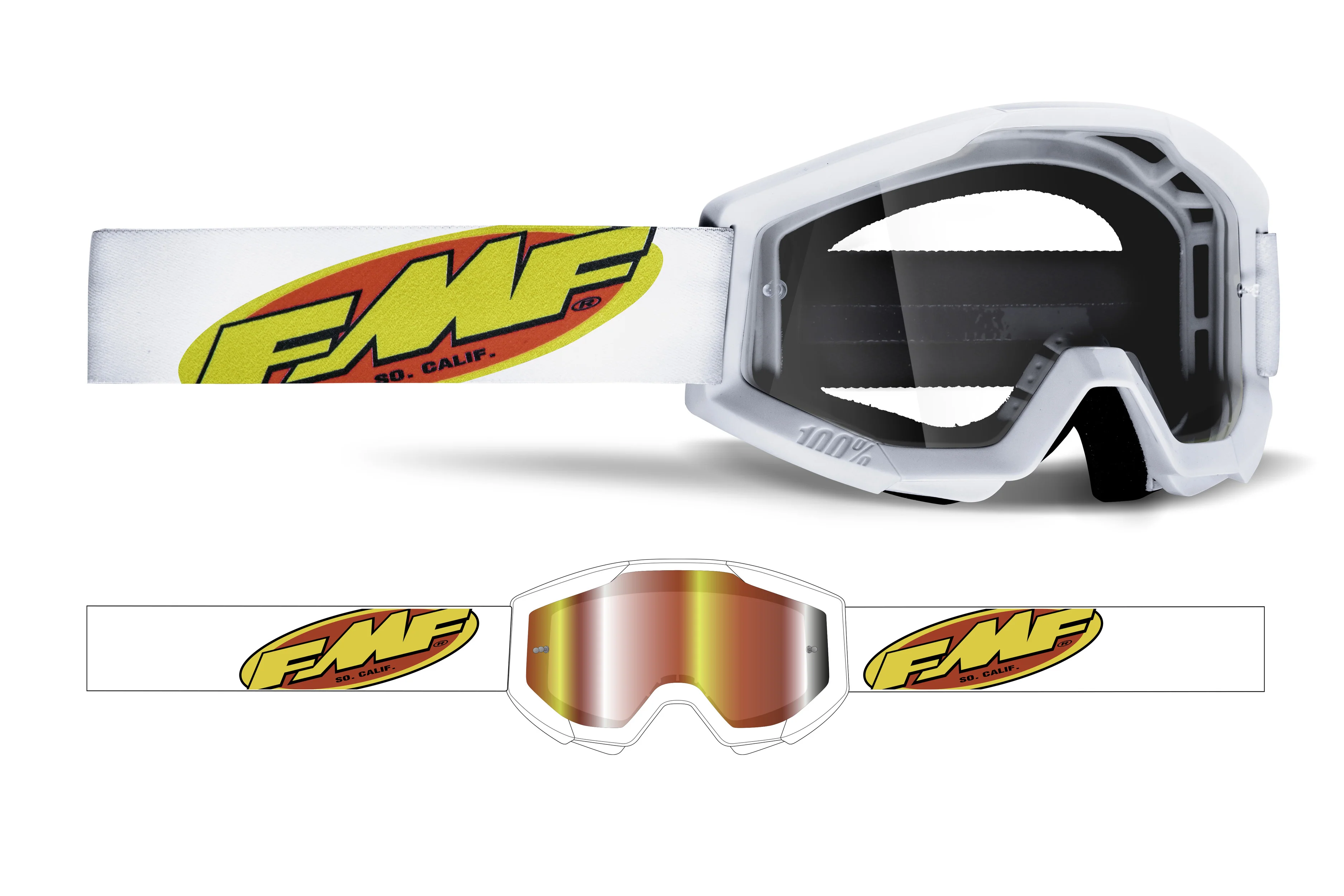 FMF POWERCORE Goggle - Clear - Image 16