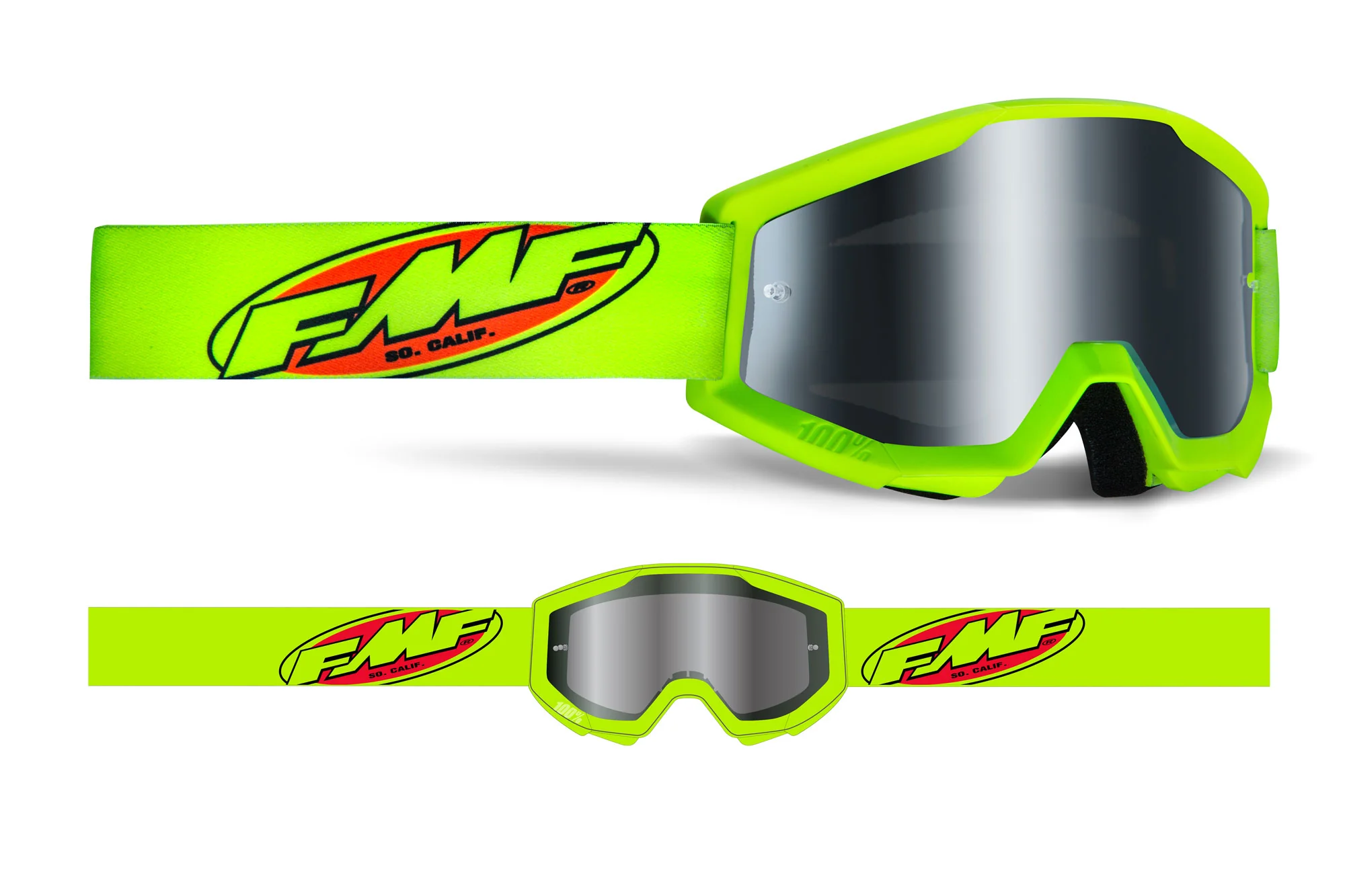 FMF POWERCORE Sand Goggle - Smoke - Image 5