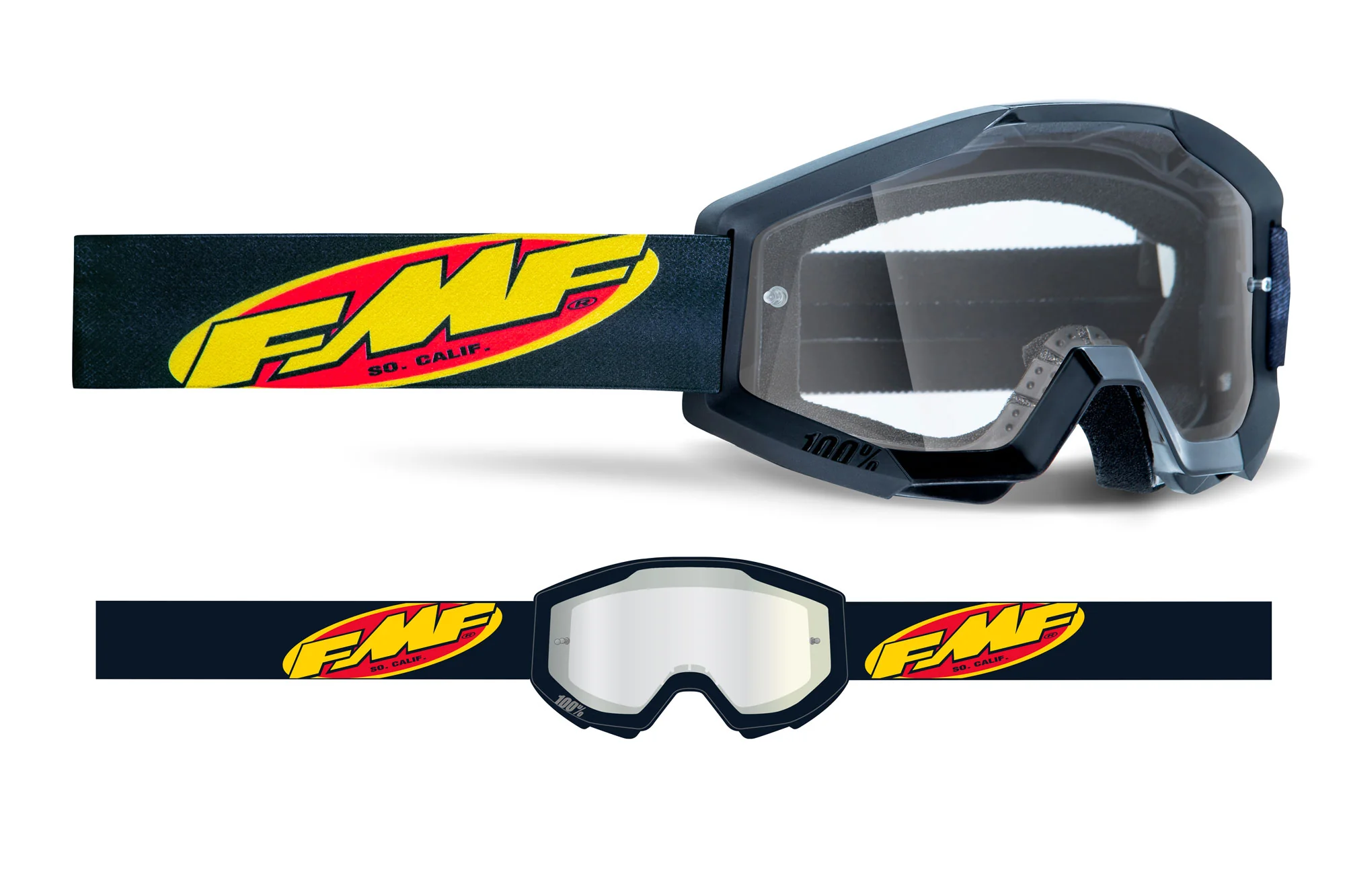 FMF POWERCORE YOUTH Goggle - Clear - Image 5