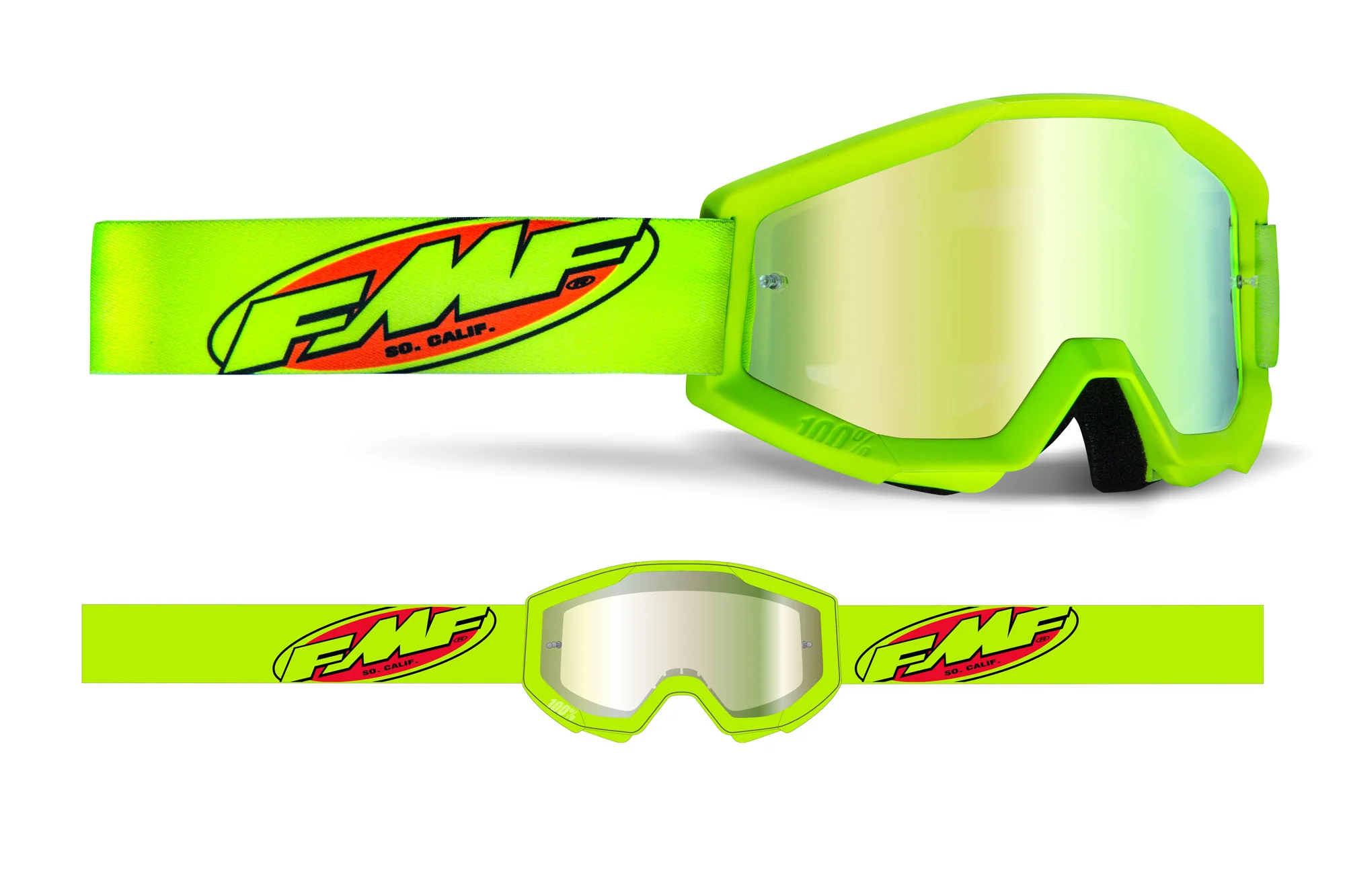 FMF POWERCORE YOUTH Goggle - Mirror - Image 8